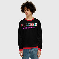 Свитшот мужской Placebo Never Let Me Go, цвет: 3D-красный — фото 2