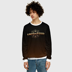 Свитшот мужской Анчартед: На картах не значится, цвет: 3D-белый — фото 2