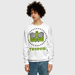 Свитшот мужской TENNIS Теннис, цвет: 3D-белый — фото 2