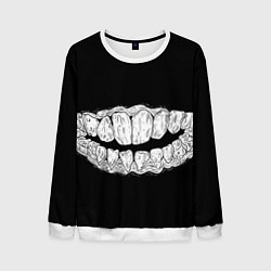 Свитшот мужской Зубы Каонаси, цвет: 3D-белый