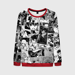 Свитшот мужской Убийца Акамэ pattern, цвет: 3D-красный