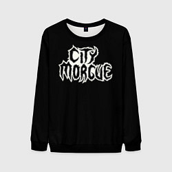 Свитшот мужской City Morgue Logo, цвет: 3D-черный