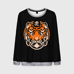 Свитшот мужской Символ тигра, цвет: 3D-меланж