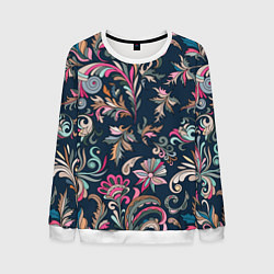 Мужской свитшот Холодная хохлома