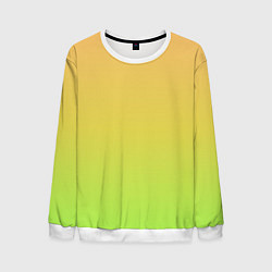 Свитшот мужской GRADIEND YELLOW-GREEN, цвет: 3D-белый