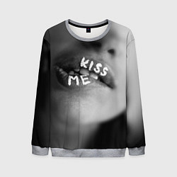 Свитшот мужской Kiss- me, цвет: 3D-меланж
