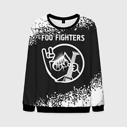 Свитшот мужской Foo Fighters КОТ Арт, цвет: 3D-черный