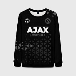 Свитшот мужской Ajax Champions Uniform, цвет: 3D-черный