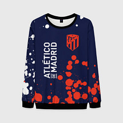 Свитшот мужской ATLETICO MADRID Брызги, цвет: 3D-черный