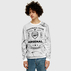 Свитшот мужской Arsenal Football Club Number 1 Legendary, цвет: 3D-белый — фото 2