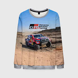 Свитшот мужской Toyota Gazoo Racing Rally Desert Competition Ралли, цвет: 3D-меланж