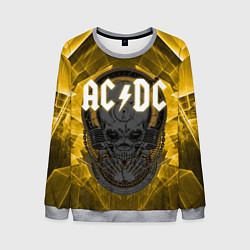 Мужской свитшот AC DC SKULL ROCK