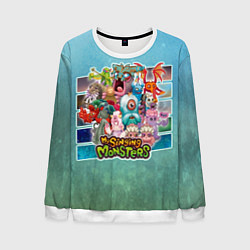 Мужской свитшот Мои поющие монстры персонажи