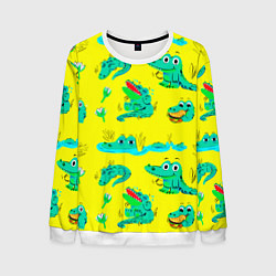 Мужской свитшот GREEN CROCODILES