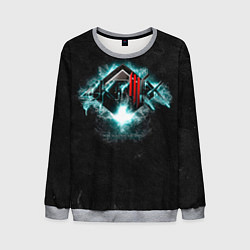 Свитшот мужской More Monsters and Sprites - Skrillex, цвет: 3D-меланж