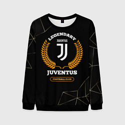 Мужской свитшот Лого Juventus и надпись Legendary Football Club на