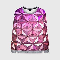 Свитшот мужской Треугольная стена, цвет: 3D-меланж