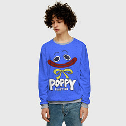 Свитшот мужской Poppy Playtime Huggy Wuggy, цвет: 3D-меланж — фото 2