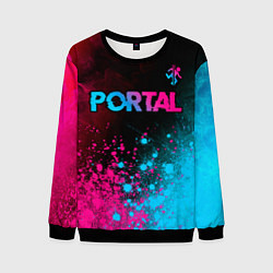 Мужской свитшот Portal Neon Gradient