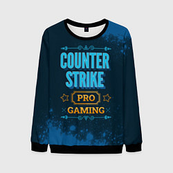 Свитшот мужской Игра Counter Strike: PRO Gaming, цвет: 3D-черный