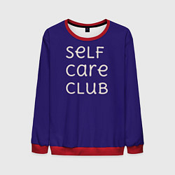 Мужской свитшот Self care club blue