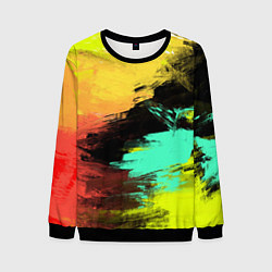 Мужской свитшот Яркий красочный гранж