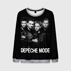 Мужской свитшот Depeche Mode - black & white portrait