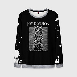 Свитшот мужской Joy Division - unknown pleasures, цвет: 3D-меланж