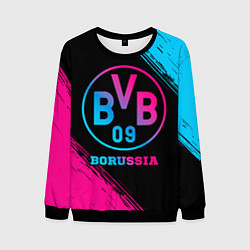 Свитшот мужской Borussia - neon gradient, цвет: 3D-черный
