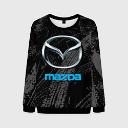Мужской свитшот Mazda - следы шин