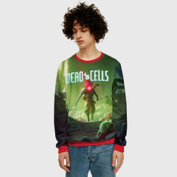 Свитшот мужской Дед селлс арт, цвет: 3D-красный — фото 2