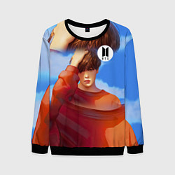 Свитшот мужской BTS Love Yourself Sky, цвет: 3D-черный