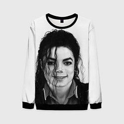 Свитшот мужской Майкл Джексон Фото, цвет: 3D-черный