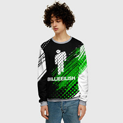 Свитшот мужской Billie eilish - краска, цвет: 3D-меланж — фото 2