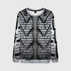 Свитшот мужской Протектор автомобильного колеса, цвет: 3D-меланж