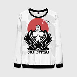 Свитшот мужской Jiu Jitsu red sunJiu Jitsu red sun, цвет: 3D-черный