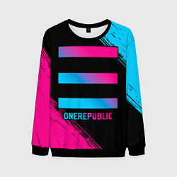 Мужской свитшот OneRepublic - neon gradient