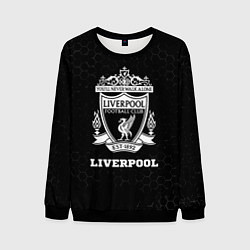 Свитшот мужской Liverpool sport на темном фоне, цвет: 3D-черный