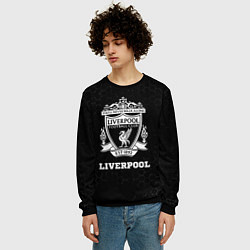Свитшот мужской Liverpool sport на темном фоне, цвет: 3D-черный — фото 2