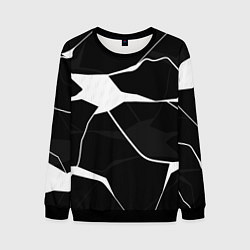 Свитшот мужской Черно-белая классика, цвет: 3D-черный