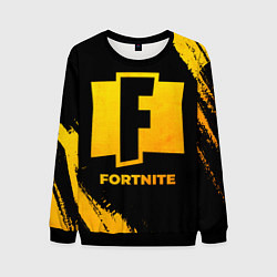 Мужской свитшот Fortnite - gold gradient