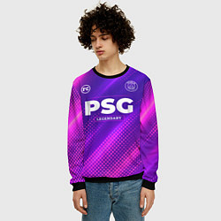 Свитшот мужской PSG legendary sport grunge, цвет: 3D-черный — фото 2