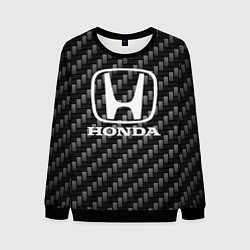 Свитшот мужской Honda абстракция карбон, цвет: 3D-черный