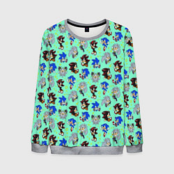 Мужской свитшот Ежик Соник и его друзья