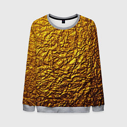 Свитшот мужской Золотая фольга, цвет: 3D-меланж