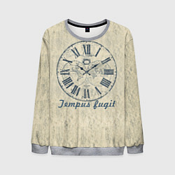 Мужской свитшот Часы тикают- время бежит