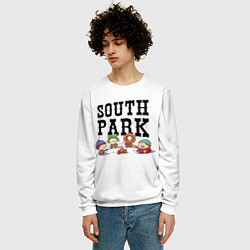 Свитшот мужской South park кострёр, цвет: 3D-белый — фото 2