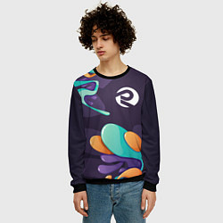 Свитшот мужской ARC Raiders graffity splash, цвет: 3D-черный — фото 2