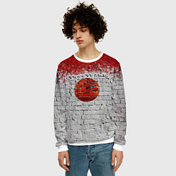 Свитшот мужской Стритбол это дорога в большой баскетбол, цвет: 3D-белый — фото 2