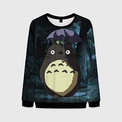 Мужской свитшот Totoro in rain forest